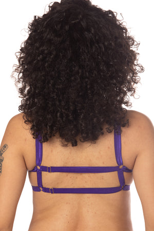 RTS NIGHT QUEEN VELVET V-STRAP BRALETTE