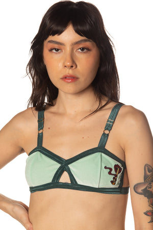 RTS SWEET TALK VELVET EVERYDAY BRALETTE