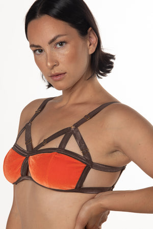 RTS MOJO VELVET V-STRAP BRALETTE