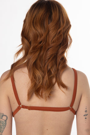 RTS NATURAL SHROOM TRIANGLE SWIM TOP