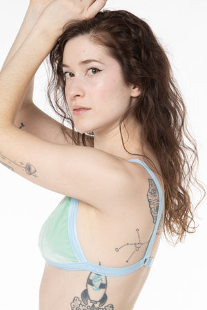 RTS JULEP VELVET TRIANGLE BRALETTE