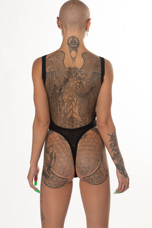RTS JAG MESH CUT IT OUT BODYSUIT