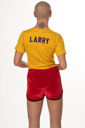 RTS CHERRY COLA VELVET TRACK SHORT