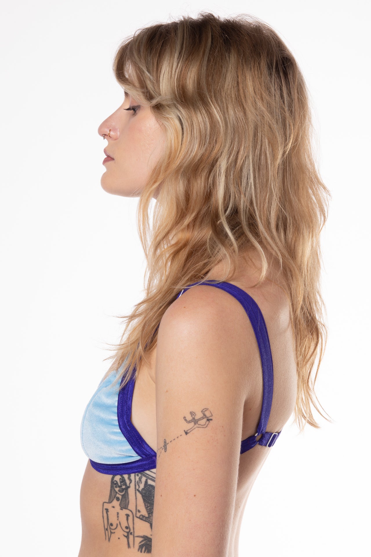 RTS WIZARD VELVET TRIANGLE BRALETTE