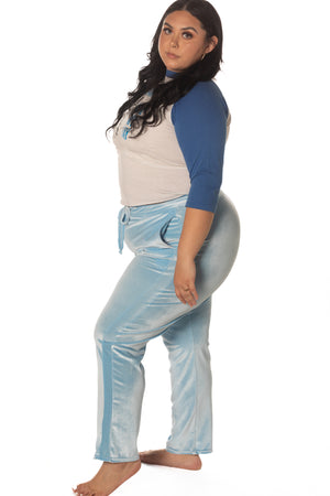 RTS PRINCESS VELVET TRACK PANTS