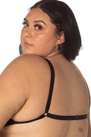 RTS POISON MESH TRIANGLE BRALETTE