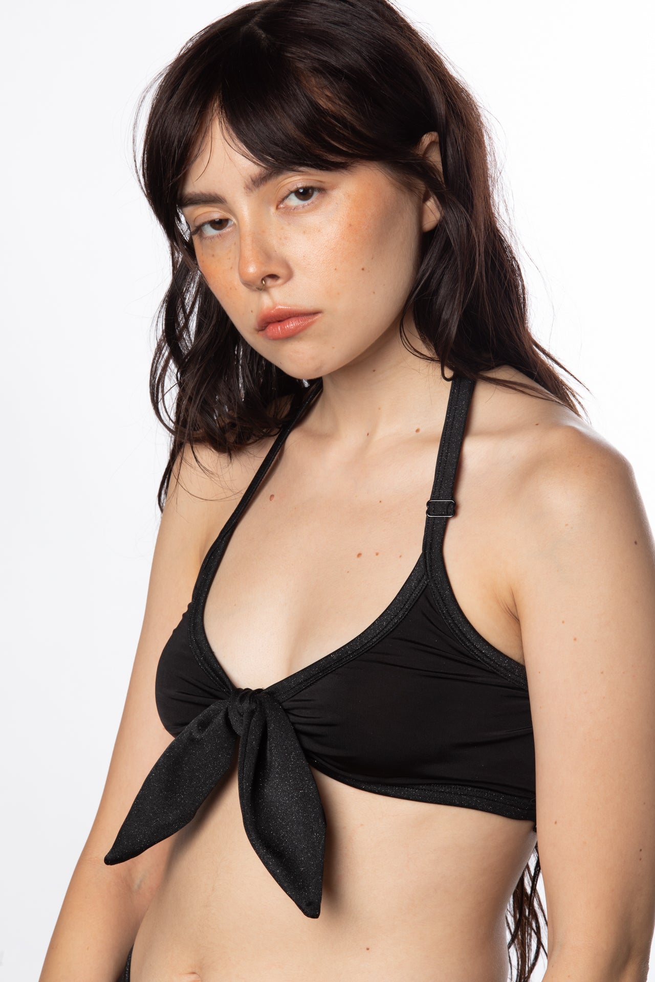 RTS JOYRIDE TIE HALTER SWIM TOP