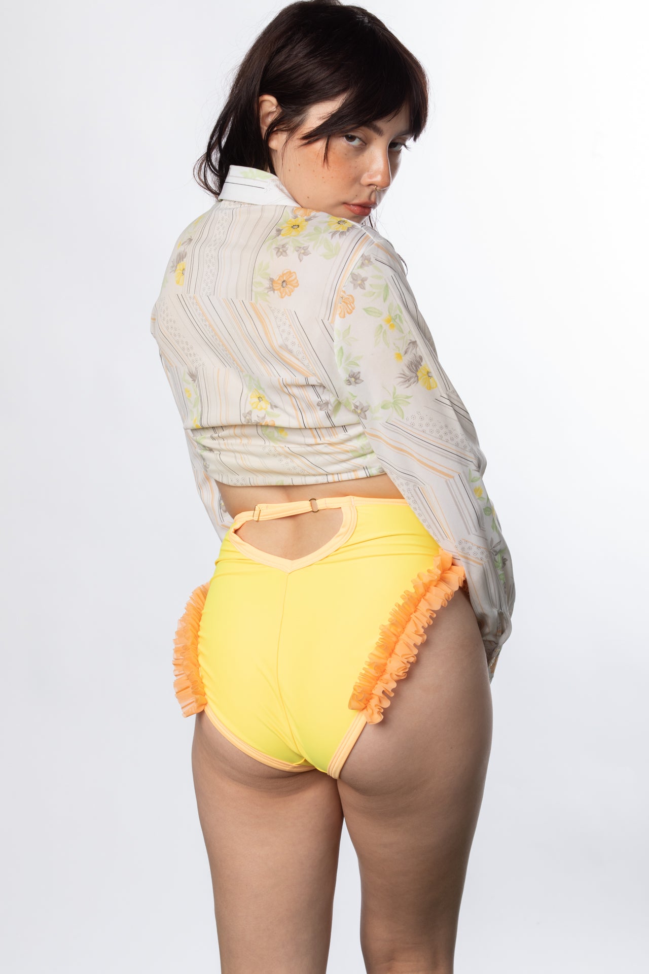 RTS BELLINI RUFFLE CHEEKY SWIM BOTTOM