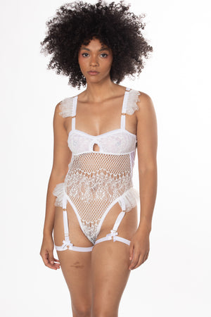 RITA HARNESS THONG BODYSUIT