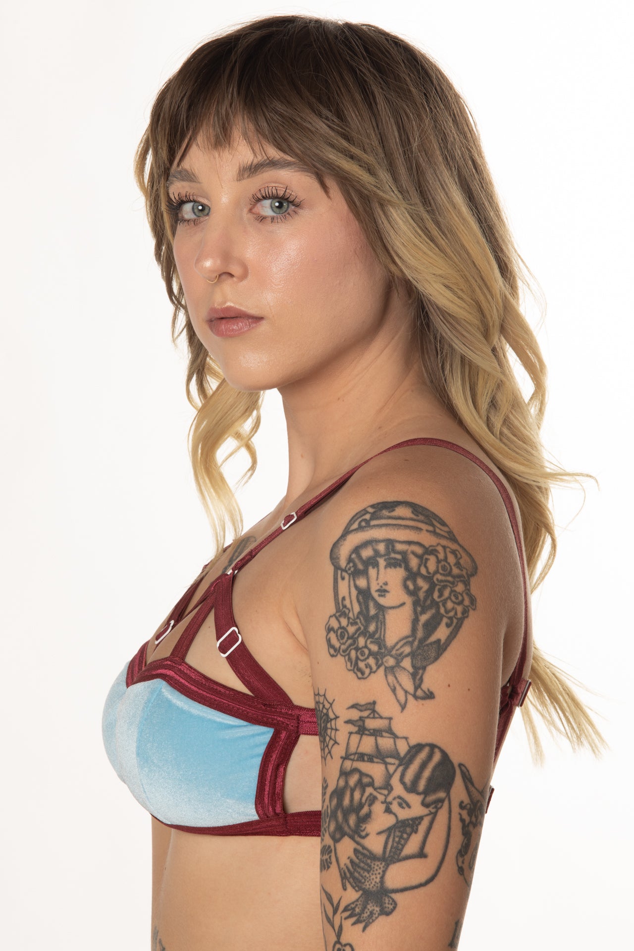 RTS SUNDOWN VELVET V-STRAP BRALETTE