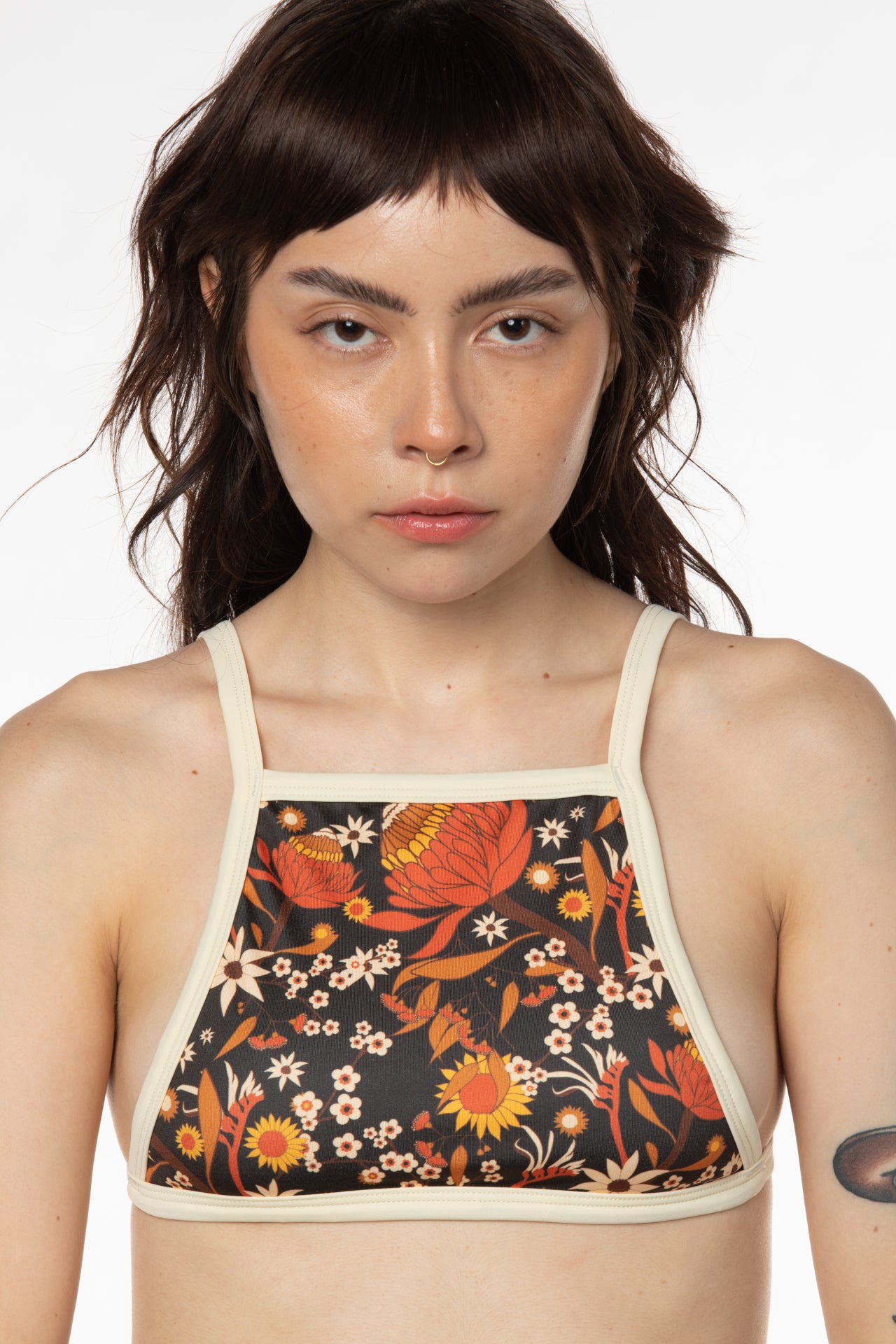 RTS STARFIELD HIGH-NECK SWIM TOP