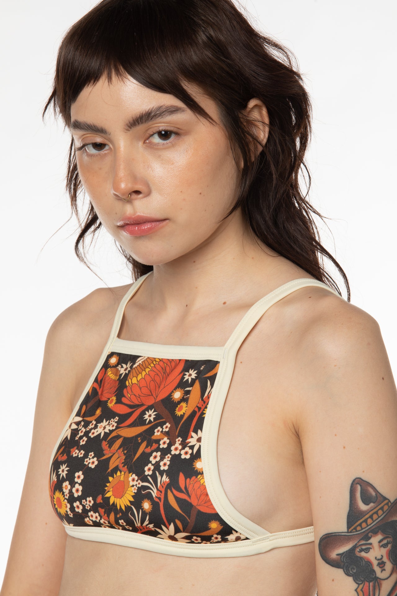 RTS STARFIELD HIGH-NECK SWIM TOP