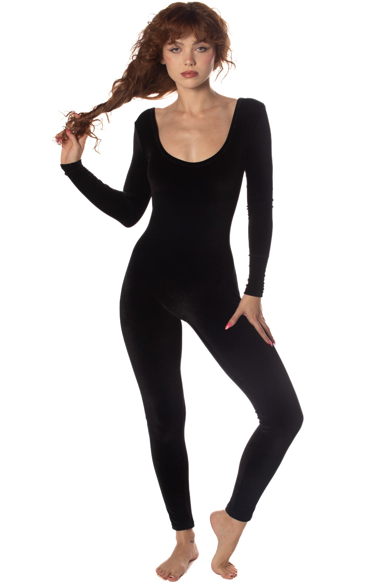 RTS MAMBA VELVET LONG SLEEVE CATSUIT