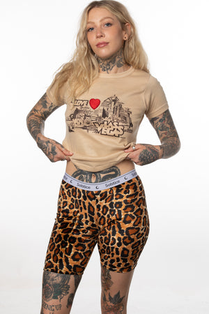 RTS KITTY VELVET BIKE SHORT