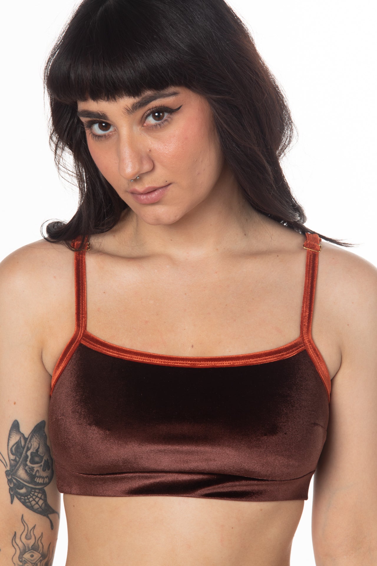 RTS LAYABOUT VELVET TRACK BRALETTE