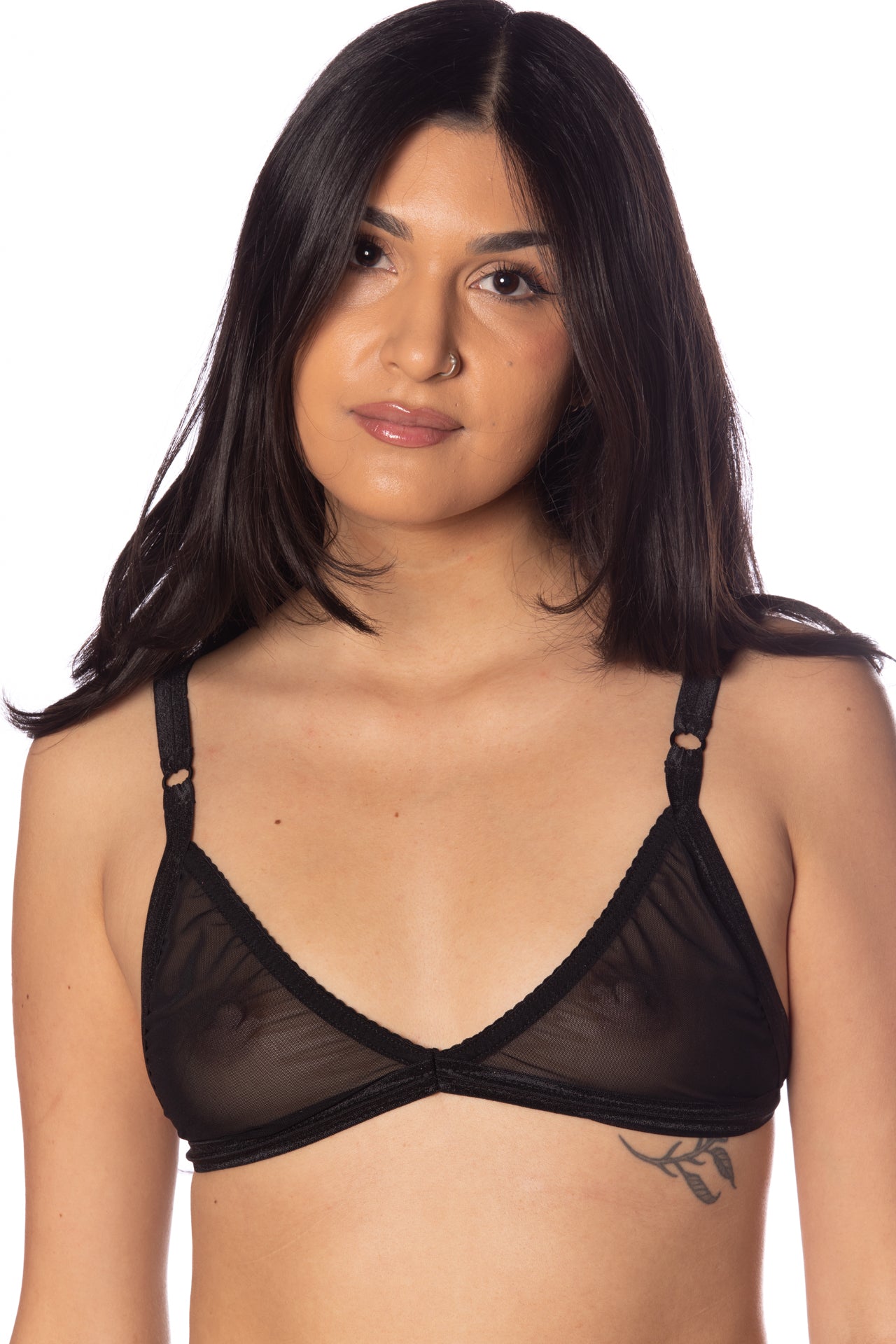 RTS JAG MESH TRIANGLE BRALETTE