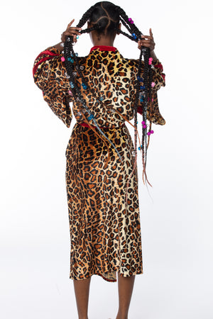 RTS KITTY VELVET FULL-LENGTH ROBE