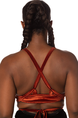 RTS CHEVELLE VELVET PIROUETTE SWEETHEART BRALETTE