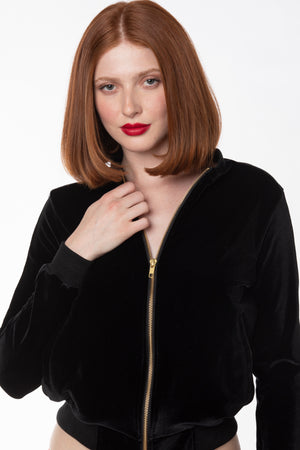 RTS MAMBA VELVET TRACK JACKET