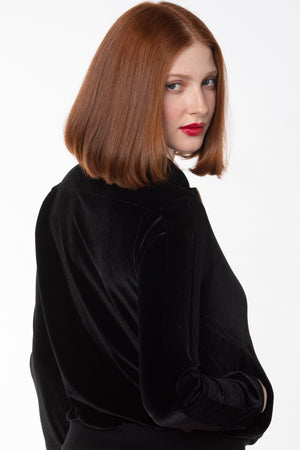 RTS MAMBA VELVET TRACK JACKET