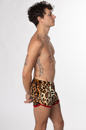 RTS KITTY VELVET TRACK SHORT