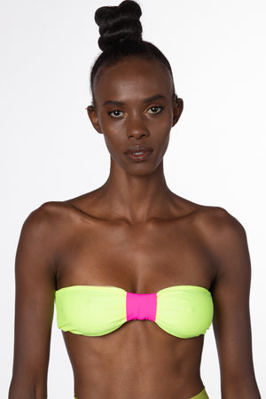 RTS RETROLETTA STRAPLESS SWIM TOP