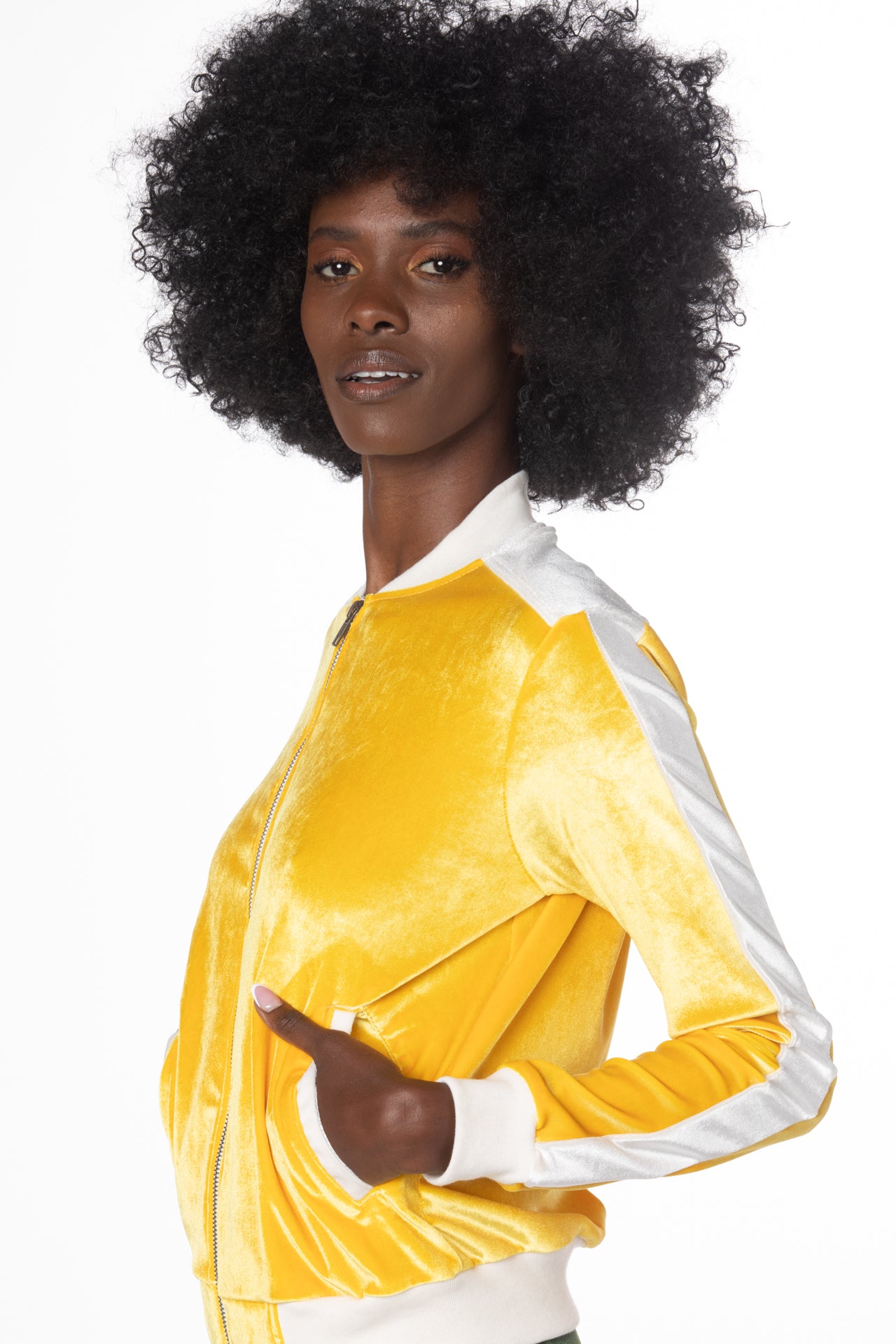 RTS BUMBLE VELVET TRACK JACKET